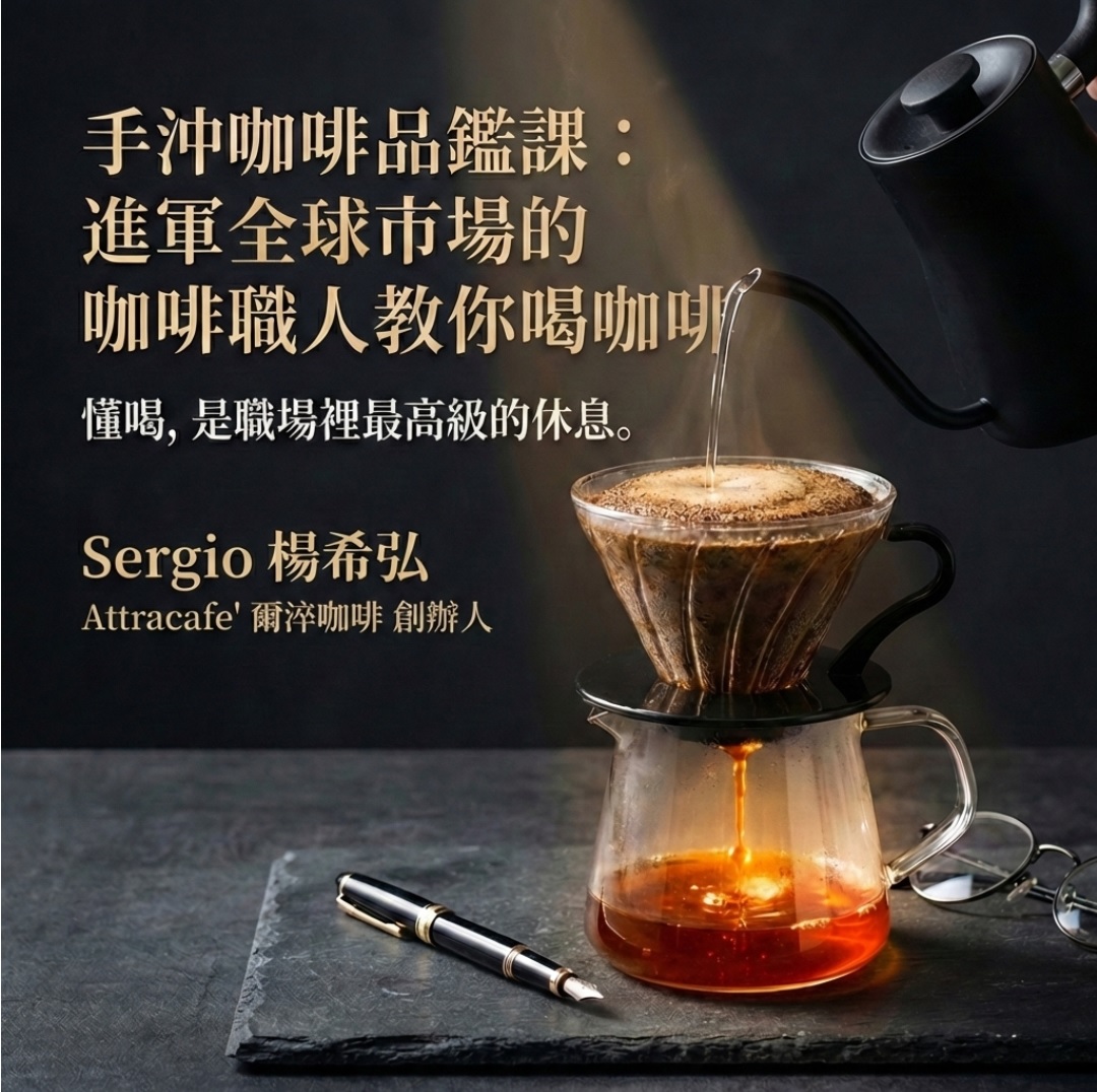 手沖咖啡品鑑課:進軍全球市場的咖啡職人教你喝咖啡